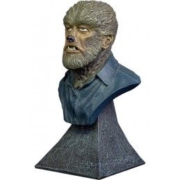 TRICK OR TREAT STUDIOS THE WOLFMAN MAN BUST STATUE 15CM RESIN FIGURE