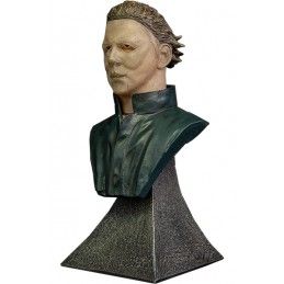 HALLOWEEN II - MICHAEL MYERS BUST STATUE 15CM RESIN FIGURE TRICK OR TREAT STUDIOS