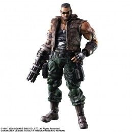 FINAL FANTASY 7 REMAKE - BARRET WALLACE 28CM PLAY ARTS KAI ACTION FIGURE SQUARE ENIX