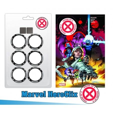 MARVEL HEROCLIX X-MEN HOUSE OF X DICE AND TOKEN KIT GIOCO DA TAVOLO