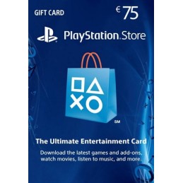 SONY PLAYSTATION NETWORK CARD 75 EURO DIGITAL DELIVERY 