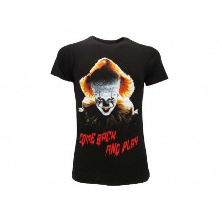 MAGLIA T SHIRT IT PENNYWISE COME BACK AND PLAY