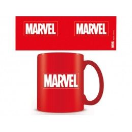PYRAMID INTERNATIONAL MARVEL LOGO ROSSO CERAMIC MUG TAZZA IN CERAMICA
