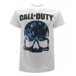 MAGLIA T SHIRT CALL OF DUTY ADVANCE WARFARE BLACK OPS I BIANCA