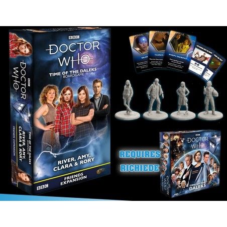 DOCTOR WHO TIME OF THE DALEKS FRIENDS EXPANSION - GIOCO DA TAVOLO