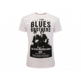 MAGLIA T SHIRT THE BLUES BROTHERS BIANCA
