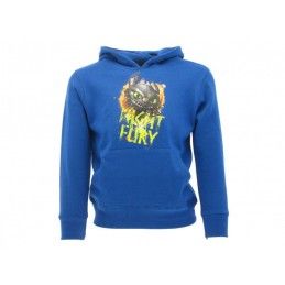 FELPA HOODIE DRAGON TRAINER NIGHT FURY FURIA BUIA BLU