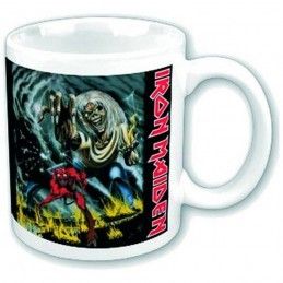 PYRAMID INTERNATIONAL IRON MAIDEN THE NUMBER OF THE BEAST CERAMIC MUG TAZZA IN CERAMICA