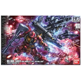 BANDAI HIGH GRADE HG MS-06R ZAKU II PSYCHO ZAKU GUNDAM THUNDERBOLT 1/144 MODEL KIT ACTION FIGURE