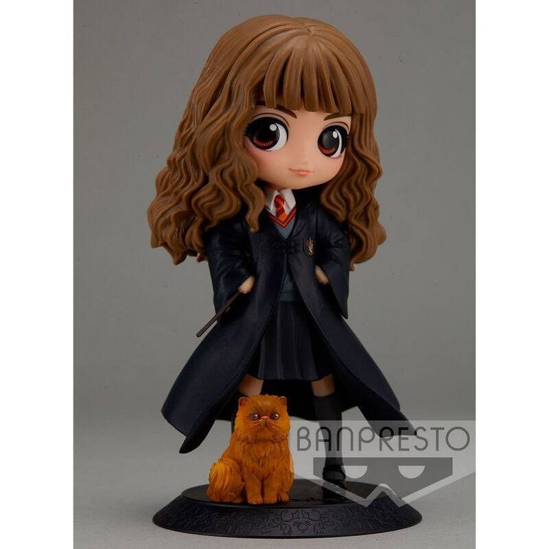 BANPRESTO HARRY POTTER Q POSKET - HERMIONE GRANGER WITH CROOKSHANKS 14 CM MINI ACTION FIGURE BANPRESTO HARRY POTTER Q POSKET - HERMIONE GRANGER WITH CROOKSHANKS 14 CM MINI ACTION FIGURE