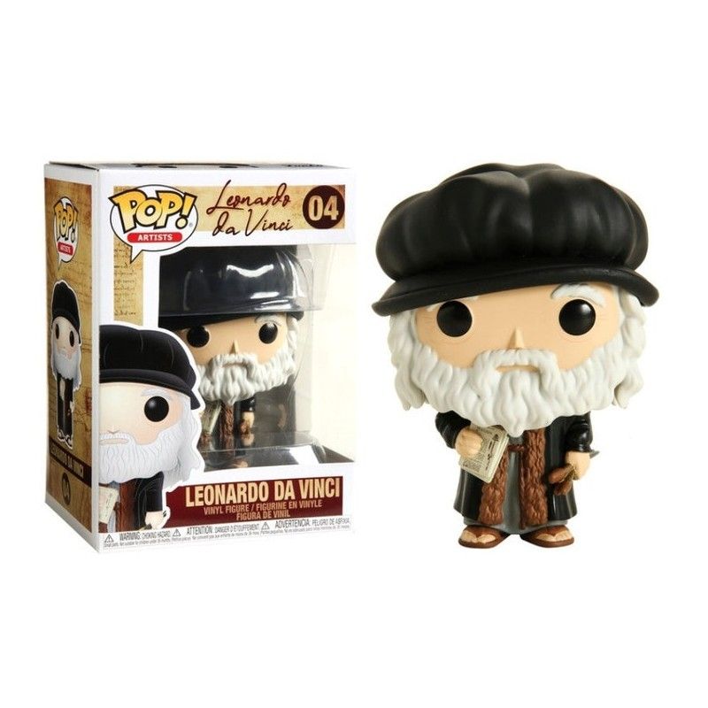 FUNKO FUNKO POP! LEONARDO DA VINCI BOBBLE HEAD KNOCKER FIGURE