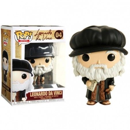 FUNKO POP! LEONARDO DA VINCI BOBBLE HEAD KNOCKER FIGURE