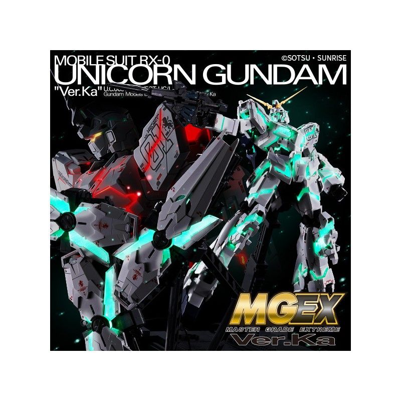 BANDAI MASTER GRADE MGEX RX-0 UNICORN GUNDAM VER. KA MODEL KIT BANDAI MASTER GRADE MGEX RX-0 UNICORN GUNDAM VER. KA MODEL KIT
