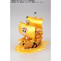 BANDAI ONE PIECE GRAND SHIP COLLECTION THOUSAND SUNNY FILM GOLD MODEL KIT