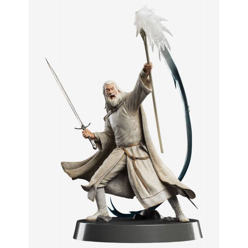 WETA THE LORD OF THE RINGS GANDALF THE WHITE STATUE FIGURE