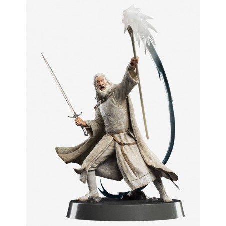 THE LORD OF THE RINGS GANDALF IL BIANCO STATUE FIGURE