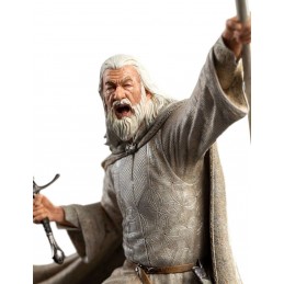 THE LORD OF THE RINGS GANDALF IL BIANCO STATUE FIGURE WETA