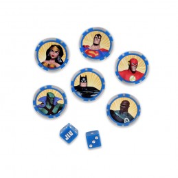 WIZKIDS DC JUSTICE LEAGUE UNLIMITED HEROCLIX DICE AND TOKEN PACK