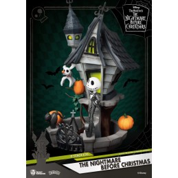BEAST KINGDOM D-STAGE THE NIGHTMARE BEFORE CHRISTMAS HAUNTED HOUSE STATUE FIGURE DIORAMA