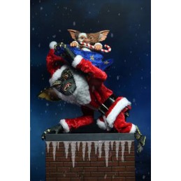 GREMLINS SANTA STRIPE AND GIZMO ACTION FIGURE NECA