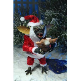 GREMLINS SANTA STRIPE AND GIZMO ACTION FIGURE NECA