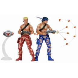 NECA CONTRA BILL AND LANCE 2 PACK DELUXE ACTION FIGURE