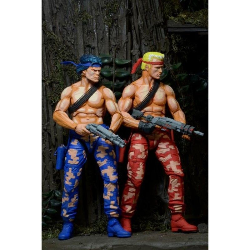 CONTRA BILL AND LANCE 2 PACK DELUXE ACTION FIGURE NECA