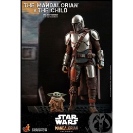 STAR WARS THE MANDALORIAN AND THE CHILD DELUXE MASTERPIECE 1/6 ACTION FIGURE HOT TOYS