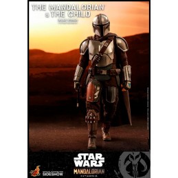 STAR WARS THE MANDALORIAN AND THE CHILD DELUXE MASTERPIECE 1/6 ACTION FIGURE HOT TOYS