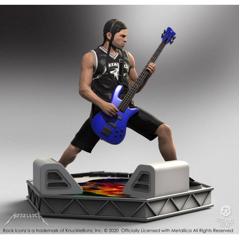 ROCK ICONZ METALLICA ROBERT TRUJILLO STATUA FIGURE KNUCKLEBONZ