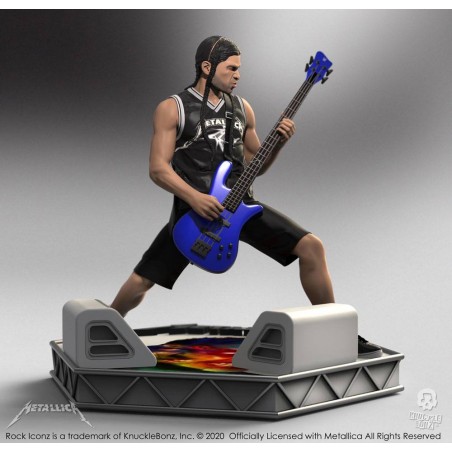 ROCK ICONZ METALLICA ROBERT TRUJILLO STATUA FIGURE