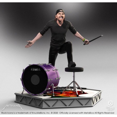 ROCK ICONZ METALLICA LARS ULRICH STATUE FIGURE