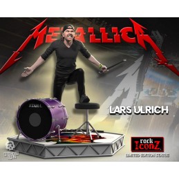 KNUCKLEBONZ ROCK ICONZ METALLICA LARS ULRICH STATUE FIGURE