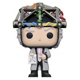 FUNKO POP! BACK TO THE FUTURE DOC WITH HELMET BOBBLE HEAD KNOCKER FIGURE FUNKO