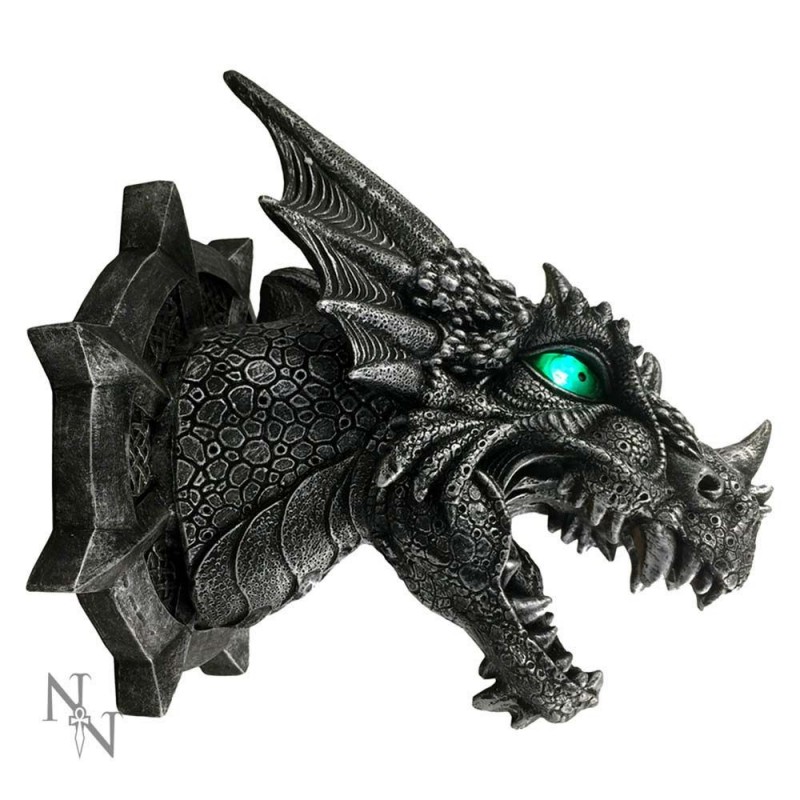 FEROX DRAGON HEAD WALL PLAQUE WITH LED NEMESIS NOW