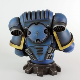 WARHAMMER 40000 ULTRAMARINE PRIMARIS BUSTO STATUA SEMIC