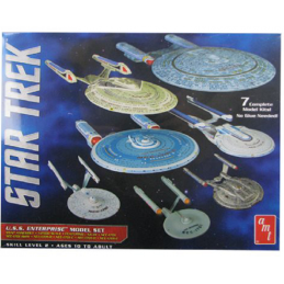 AMT STAR TREK U.S.S. ENTERPRISE 7X 1/2500 MODEL KIT