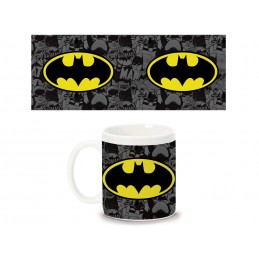 PYRAMID INTERNATIONAL BATMAN LOGO COMICS CERAMIC MUG TAZZA IN CERAMICA