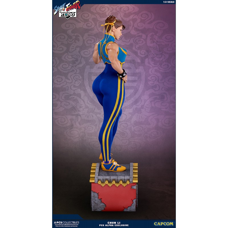 POP CULTURE SHOCK COLLECTIBLES STREET FIGHTER CHUN-LI ALPHA 73CM ST...