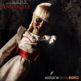 THE CONJURING ANNABELLE PROP REPLICA ACTION FIGURE MEZCO TOYS