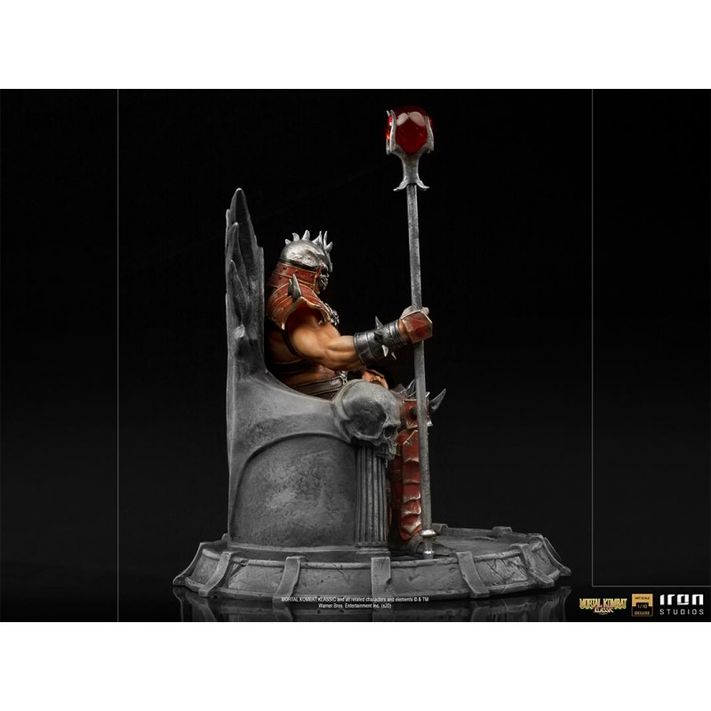 buy mortal kombat shao khan deluxe art scale 1 10 statue figure iro buy mortal kombat shao khan deluxe art