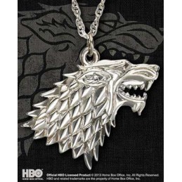 GAME OF THRONES STARK PENDANT CIONDOLO IN ARGENTO NOBLE COLLECTIONS