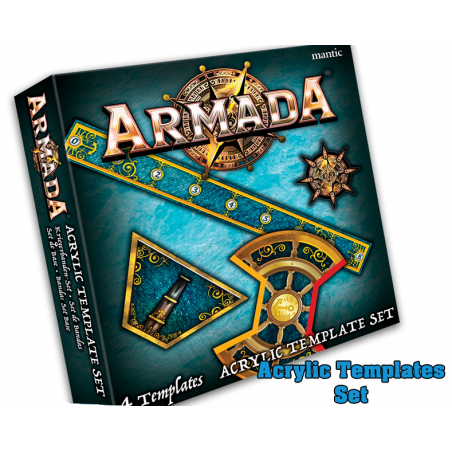 ARMADA ACRYLIC TEMPLATE SET BOARD GAME