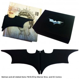 BATMAN BATARANG MONEY CLIP FERMASOLDI METALLO NERO NOBLE COLLECTIONS