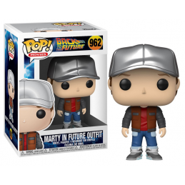 FUNKO FUNKO POP! BACK TO THE FUTURE MARTY MCFLY IN FUTURE OUTFIT BOBBLE HEAD KNOCKER FIGURE