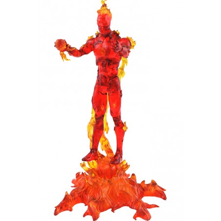 MARVEL SELECT FANTASTIC FOUR THE HUMAN TORCH ACTION FIGURE