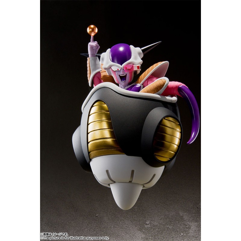 DRAGON BALL Z FRIEZA (FREEZER) FIRST FORM + POD SET S.H. FIGUARTS ACTION FIGURE BANDAI