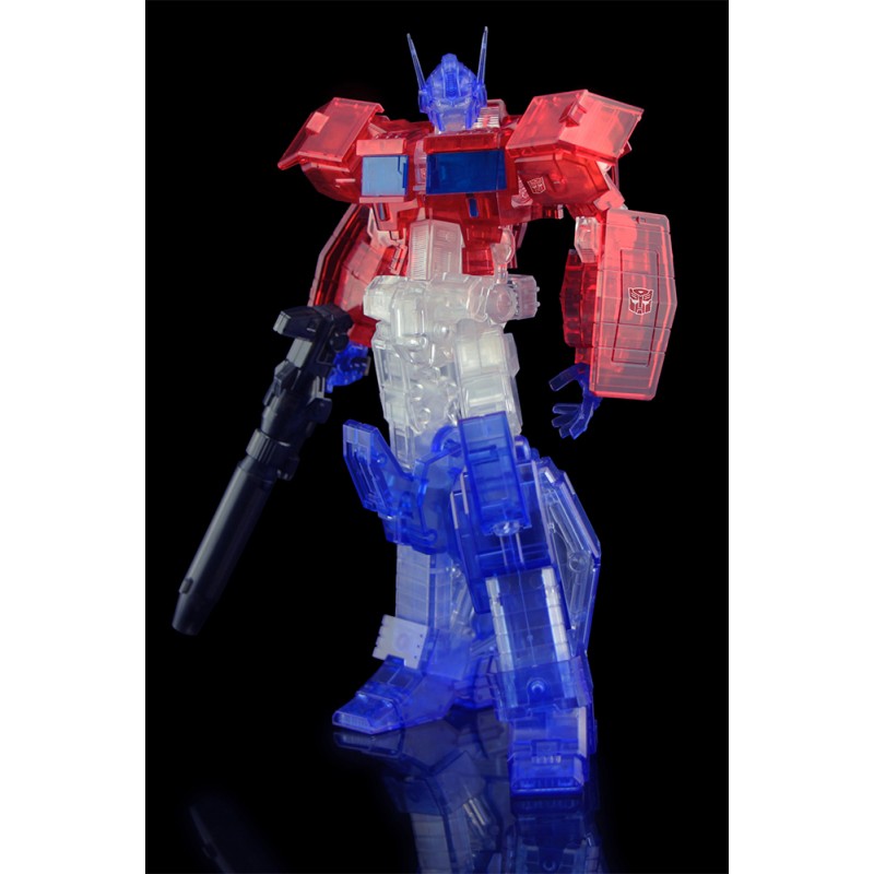 BUY TRANSFORMERS OPTIMUS PRIME CLEAR MODEL KIT ACTION FIGURE FLAME ...