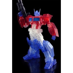 FLAME TOYS TRANSFORMERS OPTIMUS PRIME CLEAR MODEL KIT ACTION FIGURE
