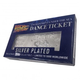 BACK TO THE FUTURE ENCHANTMENT UNDER THE SEA TICKET SILVER PLATED REPLICA 1/1 CHRONICLE COLLECTIBLES